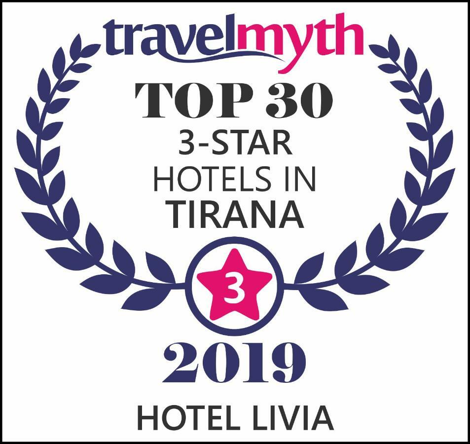 Hotel Livia Tirana Exterior foto